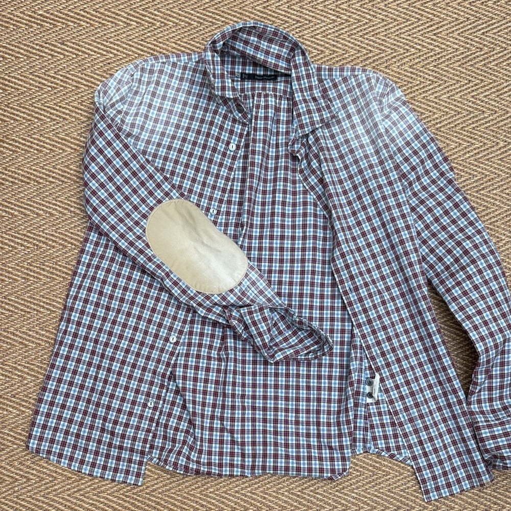 DSQUARED2 Blue and Red Plaid Shirt